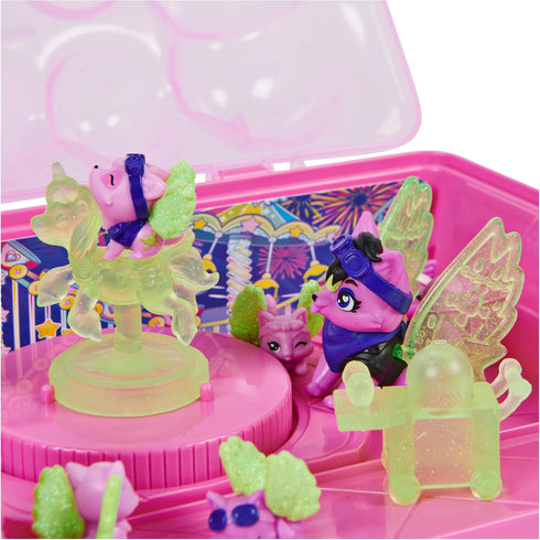 Hatchimals CollEGGtibles, Rainbow-cation Wolf Family Carton with Surprise Playset, 10 Characters, 2 Accessories, Kids Toys for Girls...