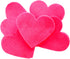 Playfully Ever After 2 inch Felt Hearts 45pc - Neon Pink...