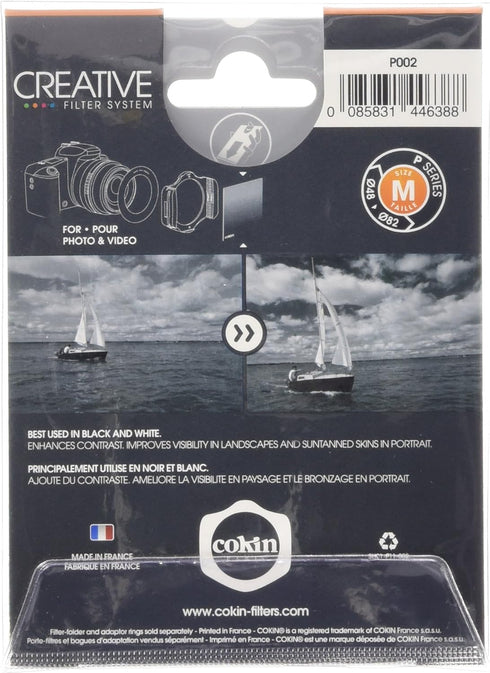 Cokin P002 Orange Resin Filter for Black & White Film...