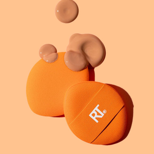 Real Techniques Mini Miracle Concealer Puff Trio, Small Makeup Puff For Liquid & Cream Foundation & Concealer, Targeted Concealing, Travel Friendl...