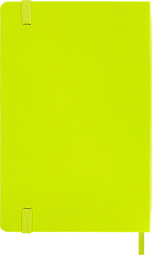 Moleskine Classic Notebook, Hard Cover, Pocket (3.5" x 5.5") Ruled/Lined, Lemon Green, 192 Pages...