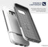 Samsung Galaxy S8 Plus Case White Gray - Encased Rebel Series Impact Armor (Samsung S8+)...