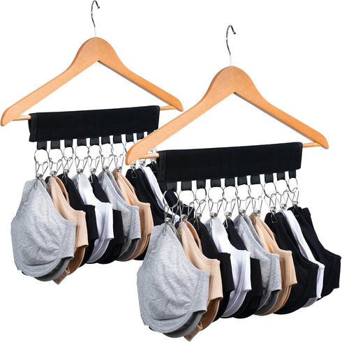 Bra Organizer for Closet Hanging, Space Saving Sports Bra Hanger for Closet Organization, Sports Bra Storage, Bra Holder, Tank Top Hanger, Swimsui...