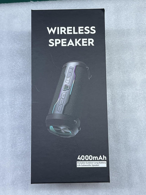 Bluetooth Speakers, Portable Bluetooth Speakers Wireless with 20W Loud Stereo Sound, IP7 Waterproof Shower Speaker Colorful Flashing Lights, Built...