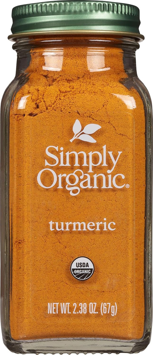 Frontier Organic Ground Turmeric Root, 2.38-Ounce Jar, Distinct Pungent Aroma, Ginger & Pepper-Like Flavor, Kosher, Non-GMO...