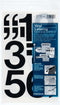 Chartpak Self-Adhesive Vinyl Numbers, 3 Inches High, Black, 10 per Pack (01170)...