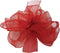 Offray Wired Edge Encore Sheer Craft Ribbon, 1-1/2-Inch Wide by 25-Yard Spool, Red...