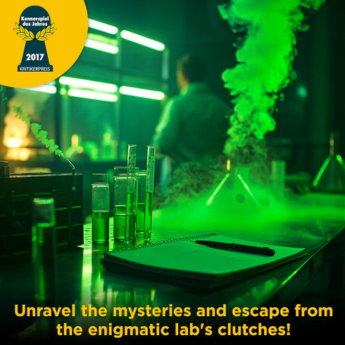 Exit: The Secret Lab | Exit: The Game - A Kosmos Game | Kennerspiel Des Jahres Winner | Family-Friendly, Card-Based At-Home Escape Room Experience...