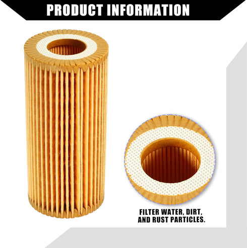 No.06L115562 Engine Oil Filter for Volkswagen Golf 2015 / Inner Transmission Oil Filter/Durable / 1 Set Yellow...