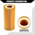 No.06L115562 Engine Oil Filter for Volkswagen Golf 2015 / Inner Transmission Oil Filter/Durable / 1 Set Yellow...