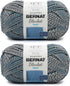 Bernat Blanket Twist High Tide Yarn - 2 Pack of 300g/10.5oz - Polyester - 6 Super Bulky - 220 Yards - Knitting/Crochet......