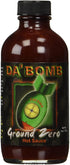 Da Bomb - Ground Zero - Original Hot Sauce - 321,900 Scovilles - 4oz Bottle - Made in USA with Habanero Peppers- Non-GMO, Gluten Free, Sugar Free,...