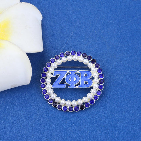 KEYCHIN ZPB Paraphernalia Brooch Pin 1920 Greek Sorority Gifts 1920 Fine Jewelry For Sorority Sisters...