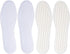 Happystep Cotton Terry Cloth Insoles, Barefoot Shoe Inserts, Sweat Absorption, Odor Control, Moisture-Wicking, Washable and Reusable, Zero Drop Sh...