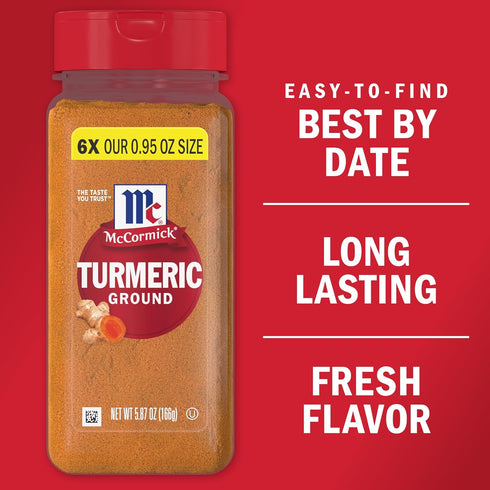 McCormick Ground Turmeric, 5.87 oz...