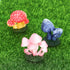 ONEST 6 Pieces Mini Mushroom Figurines Fairy Garden Mushrooms Ornaments for Outdoor Home Decorations...