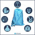 EzPacking Travel Laundry Bag with Drawstring/Foldable Compact Lightweight Small Travel Size for Suitcase / (22” X 16”) / Clean Dirty Clothes Wash ...