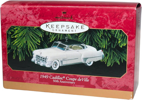 Hallmark Keepsake Ornament, 1949 Cadillac Coupe De Ville, 50th Anniversary...