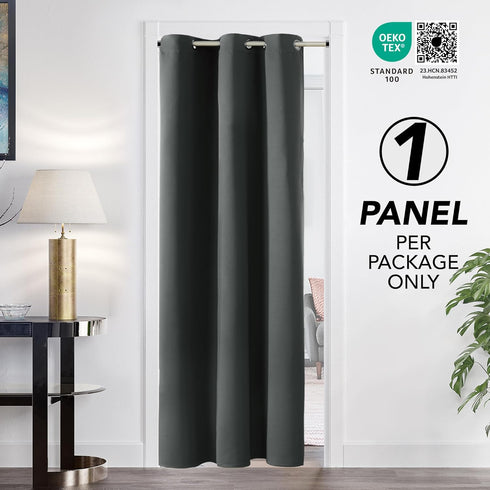 Deconovo 100% Blackout Curtains – Noise Reducing, Thermal Insulated Drapes – Grommet Room Darkening Window Panels – Light Blocking & Privacy Prote...