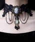 Sacina Victorian Lace Choker Necklace, Black Velvet, Zinc Alloy, Goth Jewelry Gift for Women...