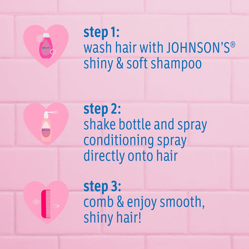Johnson's Baby Shiny Soft TearFree Kids' Shampoo with Argan Oil Silk Proteins Paraben Sulfate DyeFree Formula Hypoallergenic Gentle for Toddler's ...