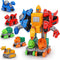5 in 1 Dinosaur Transforming Toys for Boys 4-6 Dinosaur Car Action Figures Transform Dino Robot Toys for Kids 3-5 5-7 Educational STEM Take Apart ...