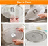 Snowyee Splatter Screen for Frying Pan, Grease Splatter Guard Stainless Steel Large 13” and Small 10” Shield (2 in 1 Set)...