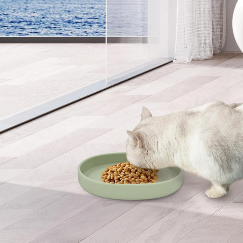 Cat Bowls Silicone Dog Bowls, Non Slip Dog Food Bowls Cat Feeding Bowls, Drinking Bowl Pet Bowl for Dry Food and Wet Food, 10 OZ/330ML Water or Fo...