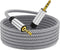 3.5mm Nylon Braided Aux Cable 6FT, Audio Auxiliary Input Adapter Male to Male Cord for Headphones, Car, Home Stereos, Speaker, iPhone, iPad, iPod,...