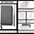 Cash Envelope Wallet All in One Budget System with 12x Tabbed Cash Envelopes, 12x Monthly Budget Cards,1x Yearly budget planner sheet Complete Mon...
