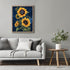 Posterizer 1 pcs-bright surreal yellow sunflowers-Floral & Botanical Art-Abstract & Modern Art-Decor for Home & Office- UNFRAMED Wall Art...