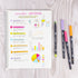 Tombow Dual Brush Pen Set, Yay Sorbet 6...