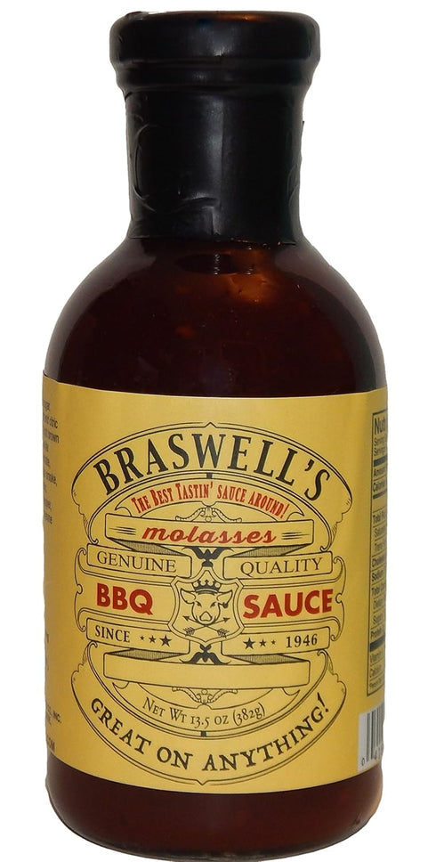 Braswell Sauce Barbeque Sweet Molasses, 13.5 oz...