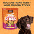 KOHA Pet Crunchy Sticks Chicken & White Rice Recipe, 2 Ingredient Dog Treats for Sensitive Stomachs, Healthy Treats for Dogs...