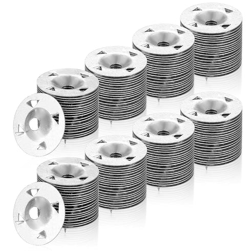 Foam Board Fasteners Washers, 220 Pcs Washers for Installation of Foam Board Panels, 1-1/4 Inch Metal Washer Galvanized Steel for Fixing Fastening...
