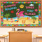 40 Pcs Summer Bulletin Board Decorations Set Hawaiian Tropical Flamingo Palm Beach Paper Cutouts Summer Flamingo Classroom Bulletin Board for Clas...