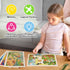 Wooden Puzzles for Kids Ages 3 4 5, 4 Packs 24 PCs, Sea and Animal Puzzles for Toddlers, Toddlers Jigsaw Puzzles, Preschool Educational Learning T...