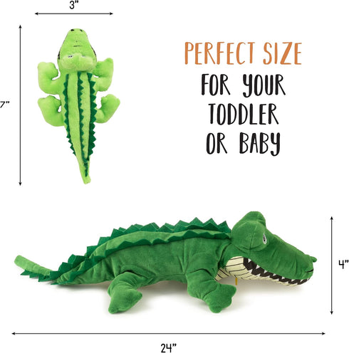 Plush Creations Talking Stuffed Mommy Alligator with 3 Baby Alligators in her Tummy | Stuffed Animal Family | Stuffed Animal Mom and Baby | Baby T...