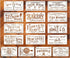 Farmhouse Stencils for Painting on Wood Kitchen Paint Stencils Flower Farm Vintage Sign Craft Stencils for Wood Burning Projects Reusable Wall Fab...