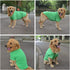 Lovelonglong Pet Clothing Dog Costumes Basic Blank T-Shirt Tee Shirts for Small Dogs Green S...
