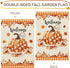 Leaves Fall Garden Flag?Welcome Pumpkin Fall Flag 12X18inch?Double Faced Linen Material ?Outdoor Fall Decor?Farmhouse Welcome Banner Pumpkin Decor...