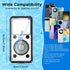 AICase Waterproof Phone Case,Universal Self-Check Function Underwater Pouch Dry Bag Beach Travel Essentials Tech Gadgets for iPhone 15 14 13 11 12...