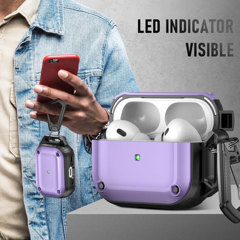 Maxjoy for AirPods Pro 2nd Generation Case with Cleaner Kit,Powerful Magnetic,Drop-Proof and Wear-Resistant, Compatible with AirPods pro 2 Case Co...