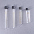 8 Pcs Tubes Graduated Glass Test Tubes with Screw Caps Calibration Test Tubes 10ml 15ml 20ml 30ml...