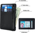 Chelmon Slim Wallet, Wallet for Men & Women, Minimalist Front Pocket RFID Blocking Leather Wallet Secure Credit Card Holder Small Wallet...