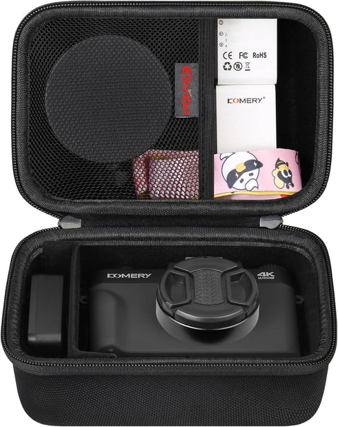 4K Digital Camera Carrying Case for Femivo/VETEK/IWEUKJLO/VJIANGER/WIKICO/Saneen/OIEXI 4K 48MP Vlogging Camera, Travel Compact Camera Storage Cove...