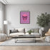 Posterizer 1 pcs-Skull Art Print-Cute Pink Girly Aesthetic Poster-Abstract & Modern Art-Girls room art-Gifts for Women-decor for Girls, Teens Bedr...
