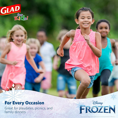Glad for Kids Disney Frozen 12oz Paper Bowls| Disney Anna and Elsa Paper Bowls, Kids Bowls| Kid-Friendly Paper Bowls for Everyday Use, 12oz Paper ...