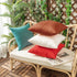Woaboy Set of 2 Outdoor Waterproof Throw Pillow Covers Rust Decorative Farmhouse Solid Cushion Cases for Bed Sofa Couch Car Living Room 16x16 inch...