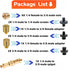 17PCS Camera Screw Adapter Set 1/4 Inch and 3/8 Inch Thread Screws Tripod Converter Mount for DSLR/Monopod/Light/Microphone/Action Camera...